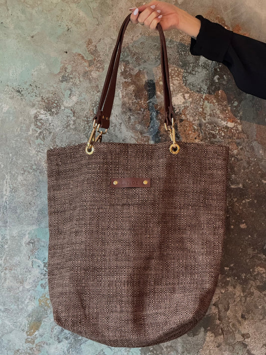 Bolso Mina marrón oscuro