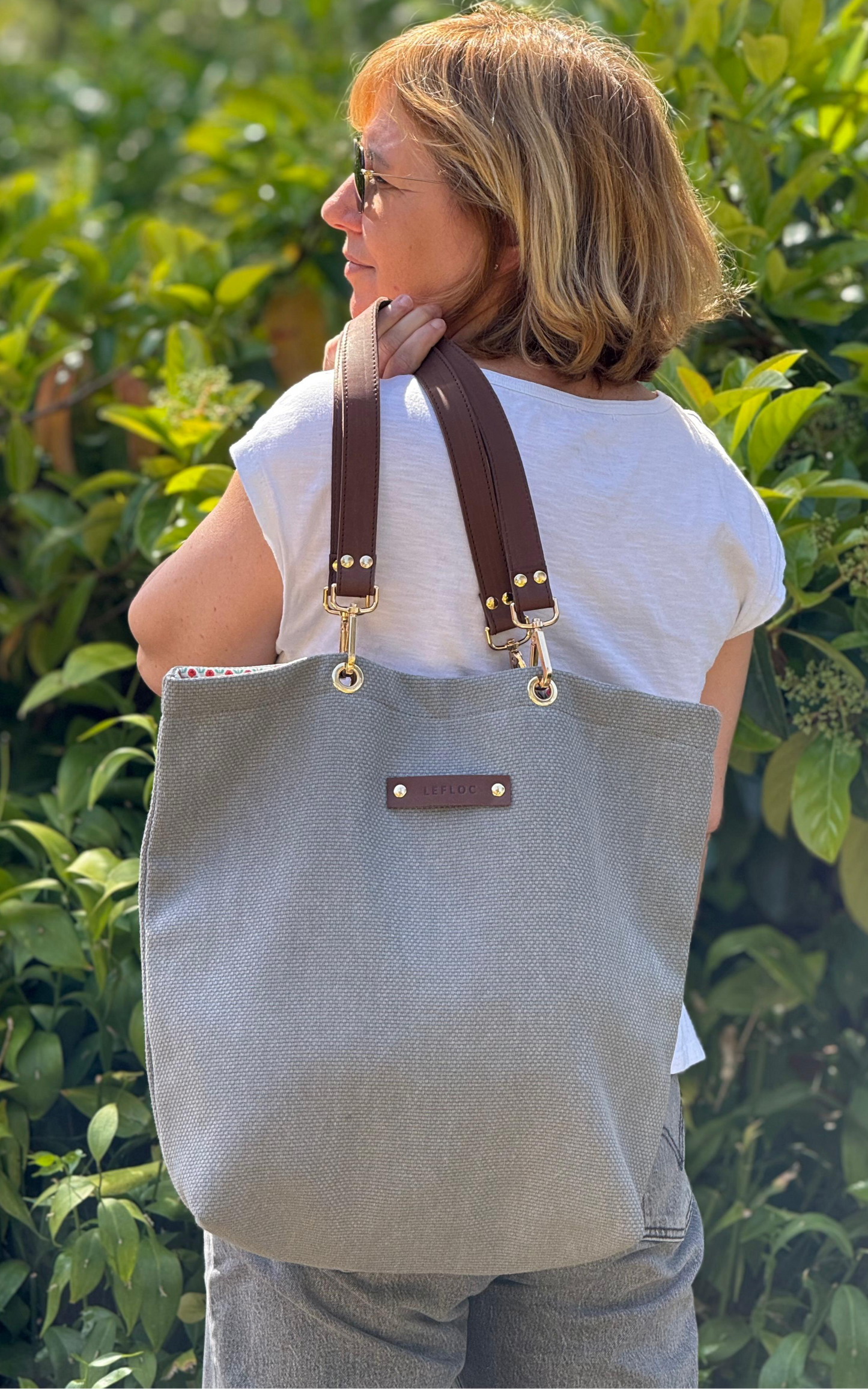 Bolso Mina gris trama