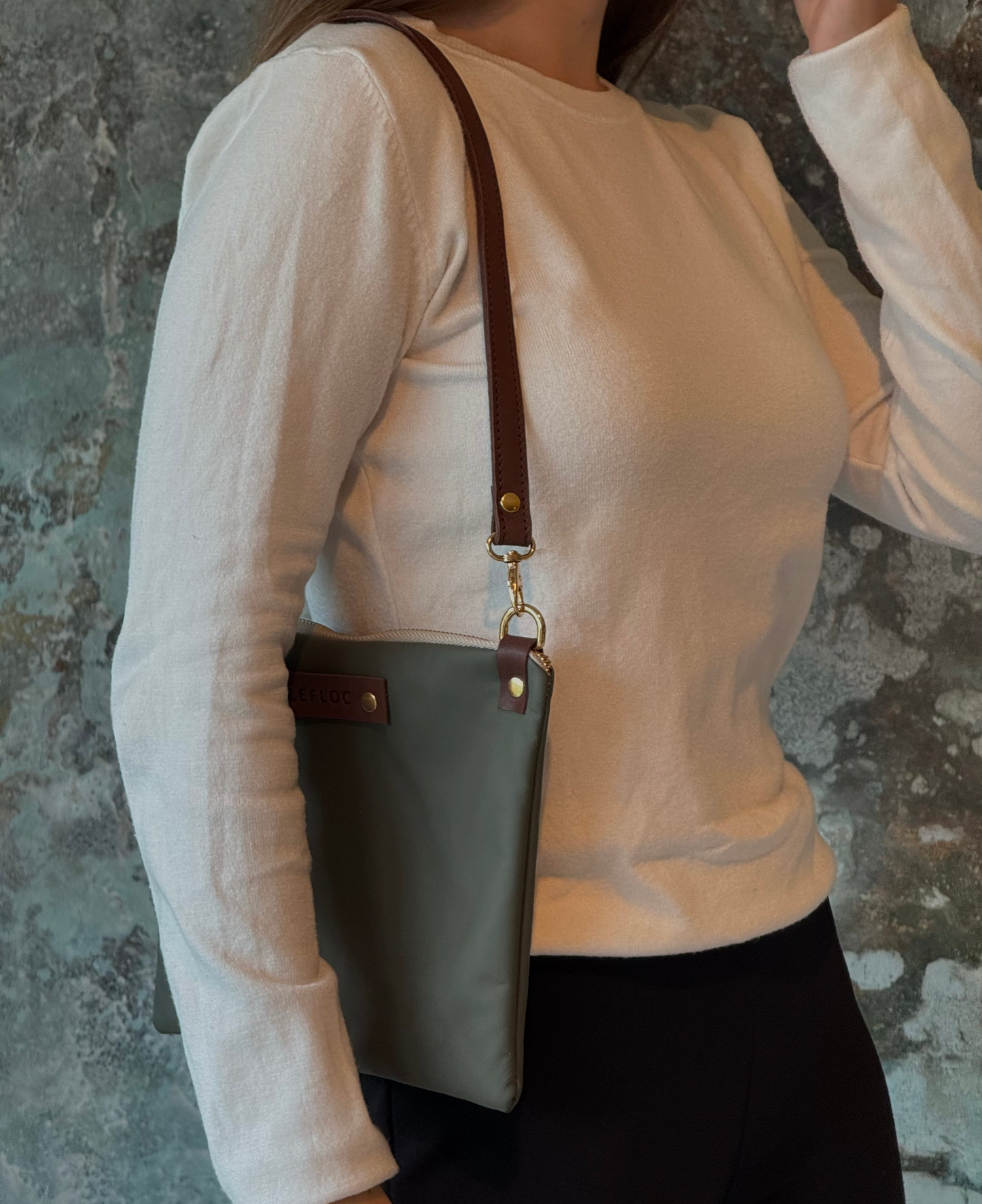 Bolso Lili verde impermeable