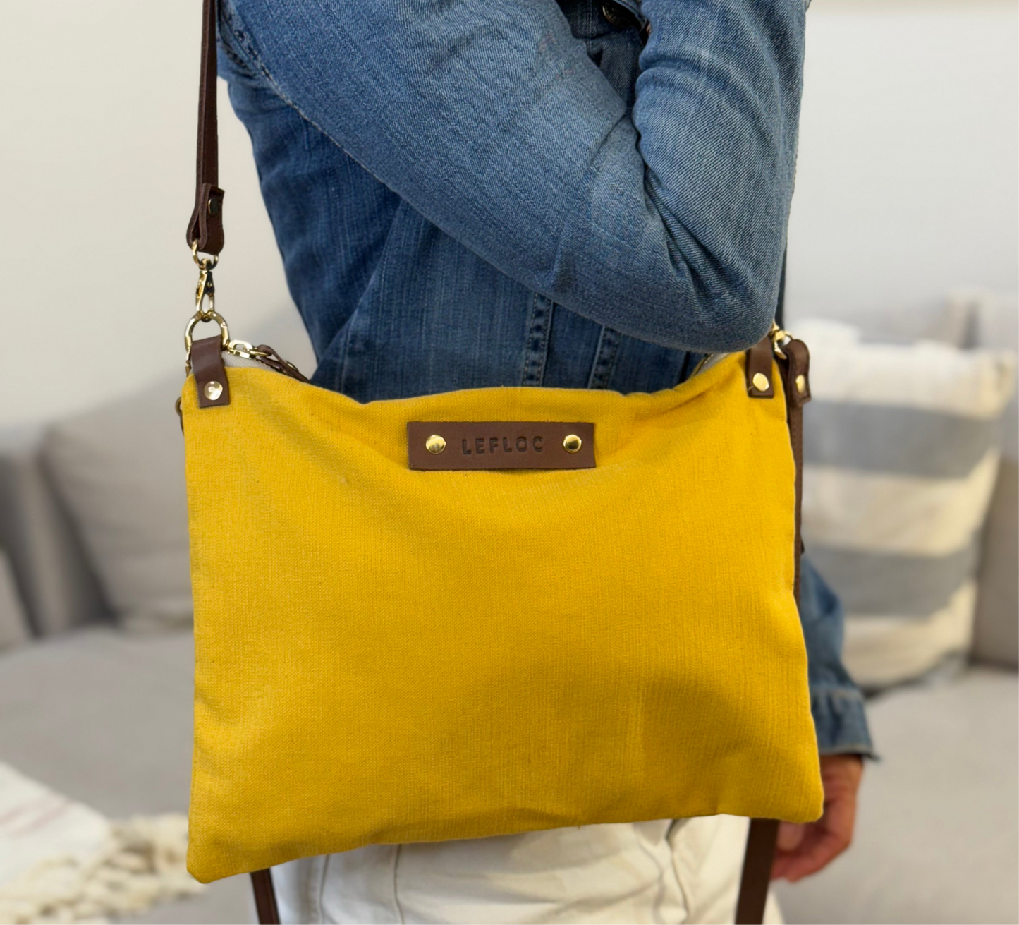 Bolso Nares mostaza
