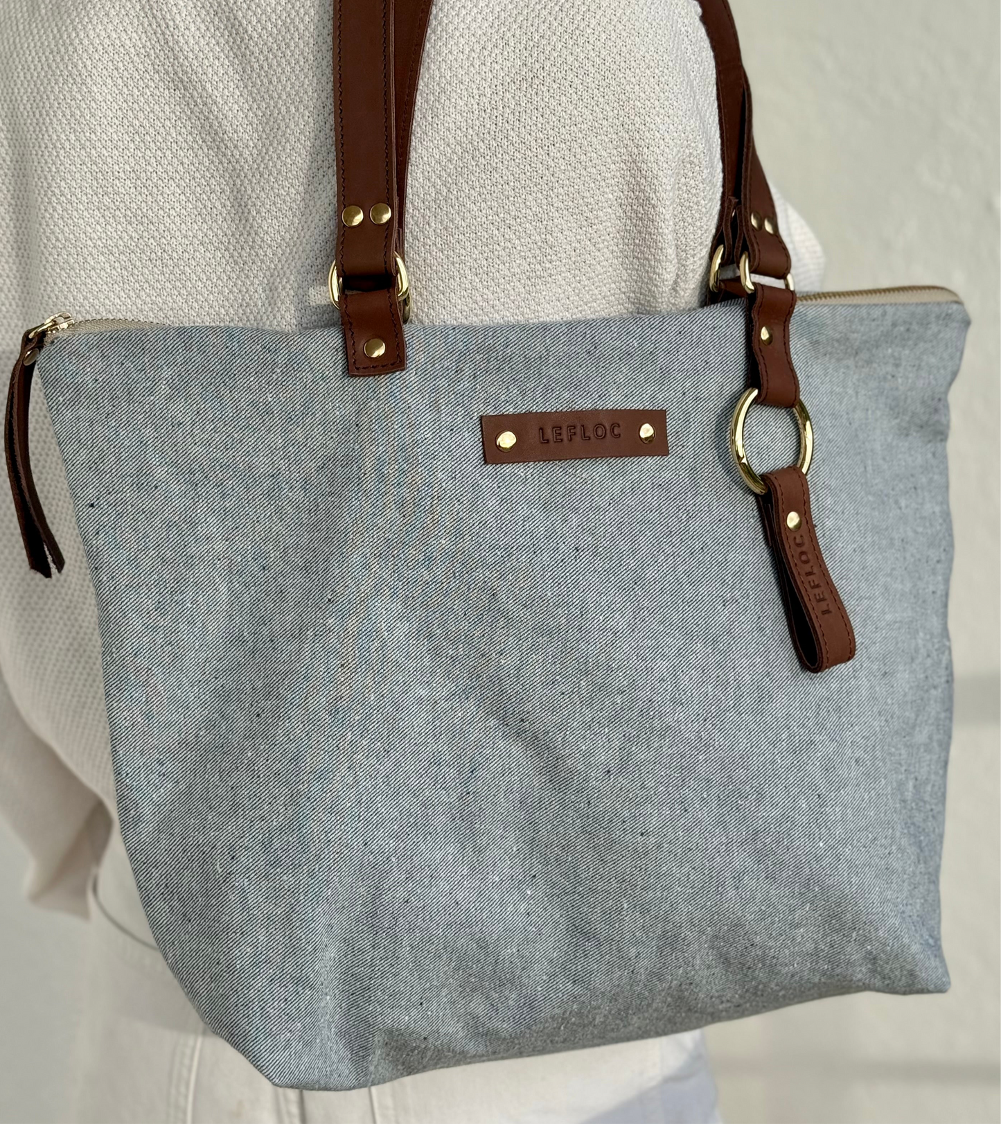 Bolso Paula tejano claro
