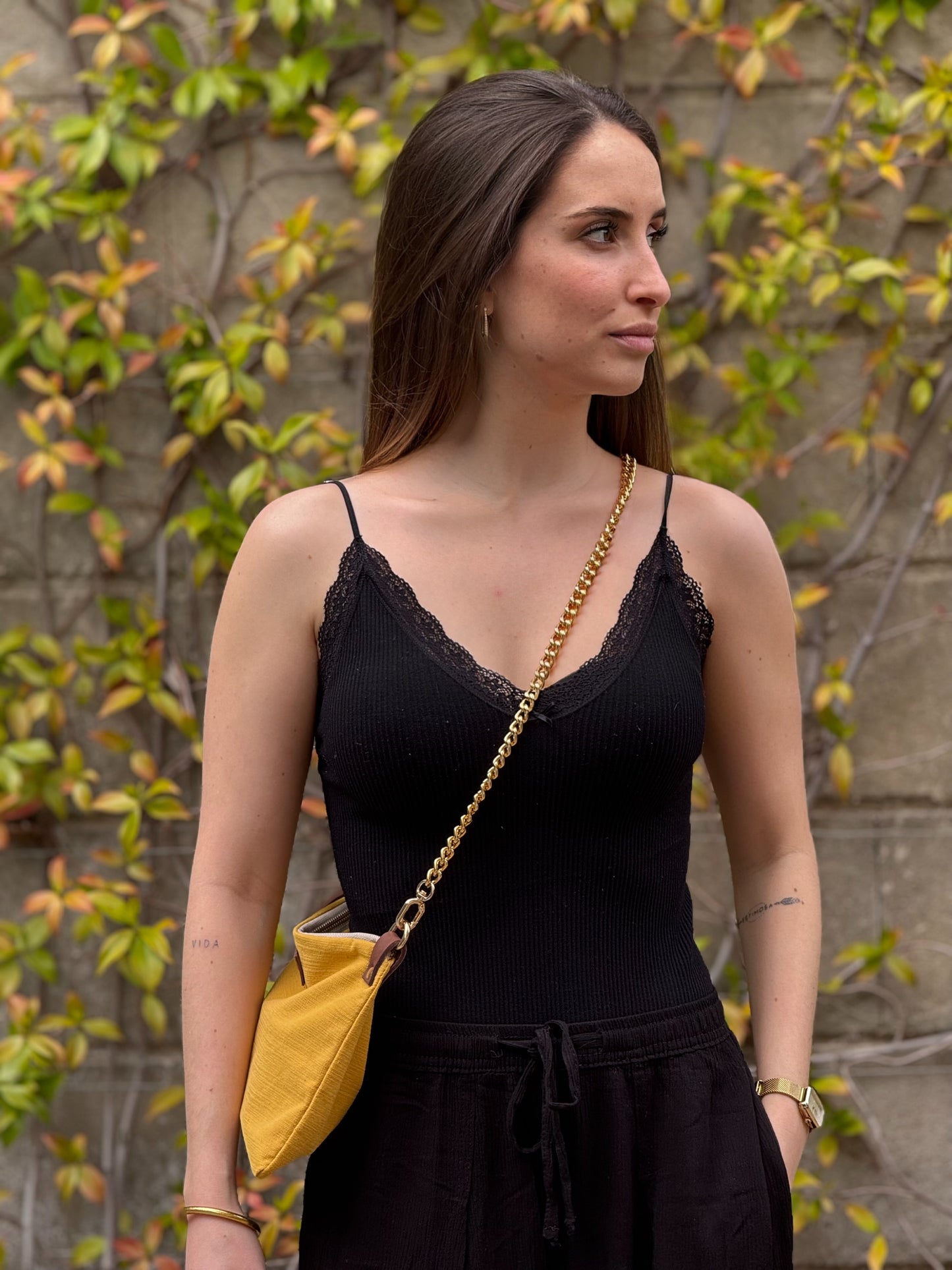 Bolso Lili mostaza