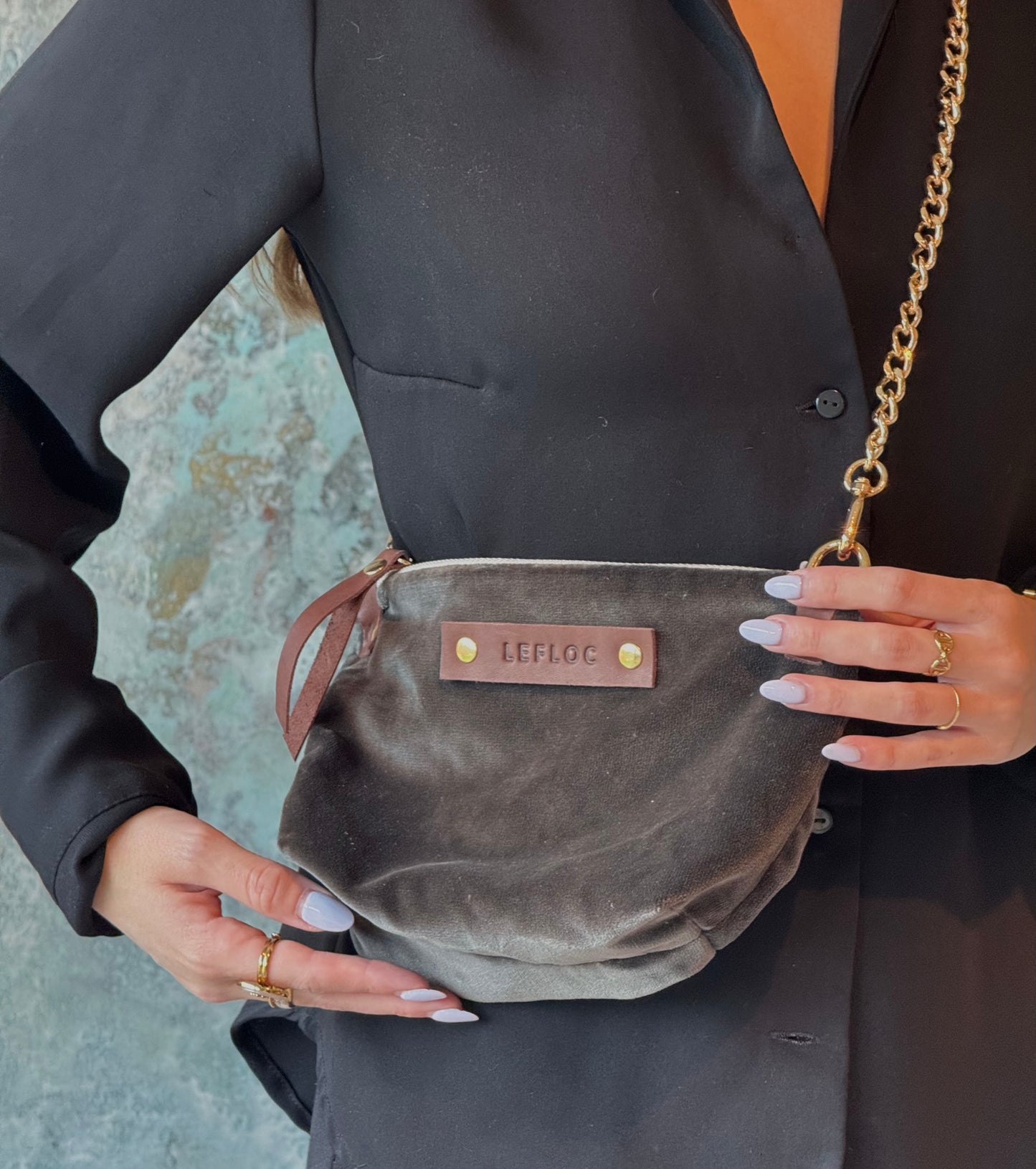 Bolso Lilbag terciopelo