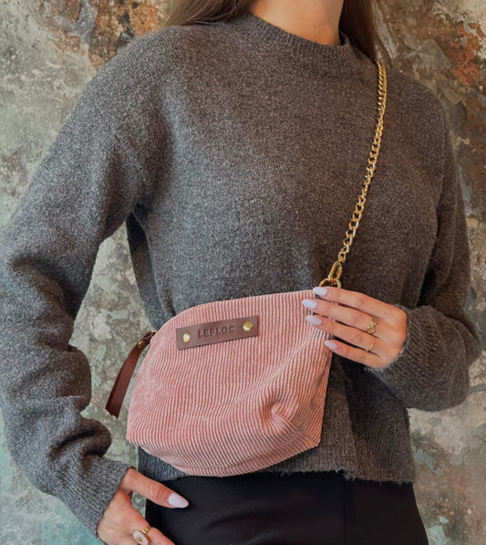 Bolso Lilbag rosa pana