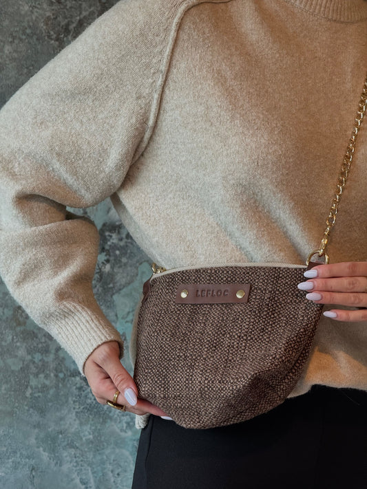 Bolso Lilbag marrón oscuro