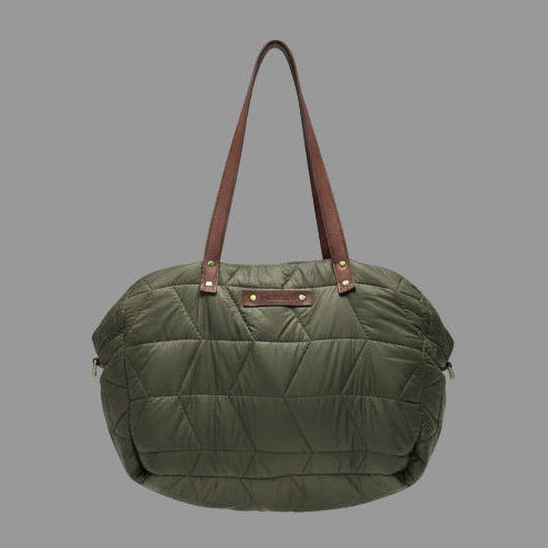 Bolso Ro verde acolchado