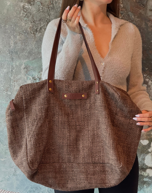 Bolso Ro marrón oscuro