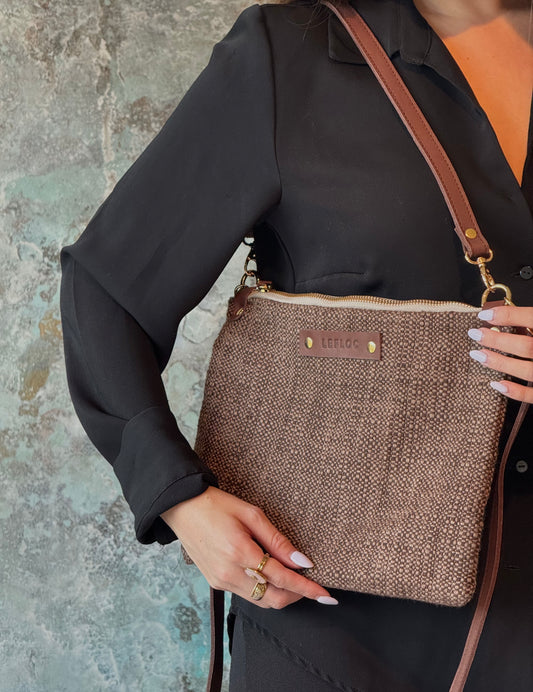 Bolso Nares marrón oscuro