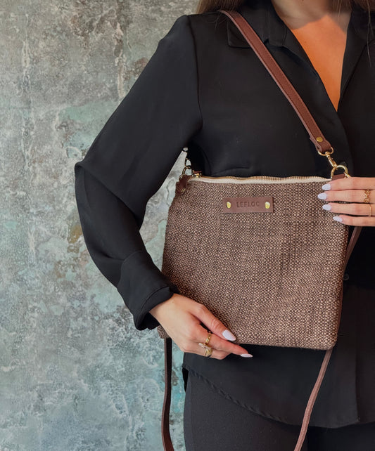 Bolso Nares marrón oscuro